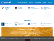 Tablet Screenshot of lyonsoft.com